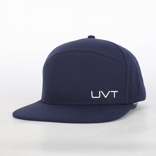 UVT Flat Brim Navy Blue Hat