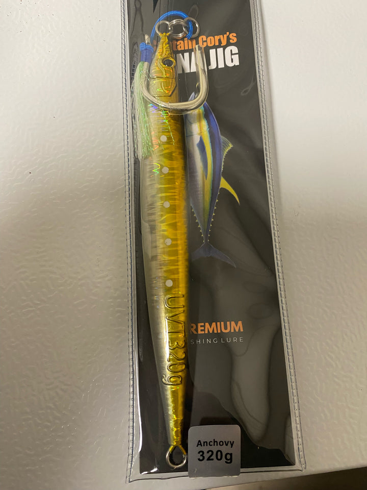 UVTFishing Captain Cory's Tuna Jig - Anchovy (Glow) - 280g
