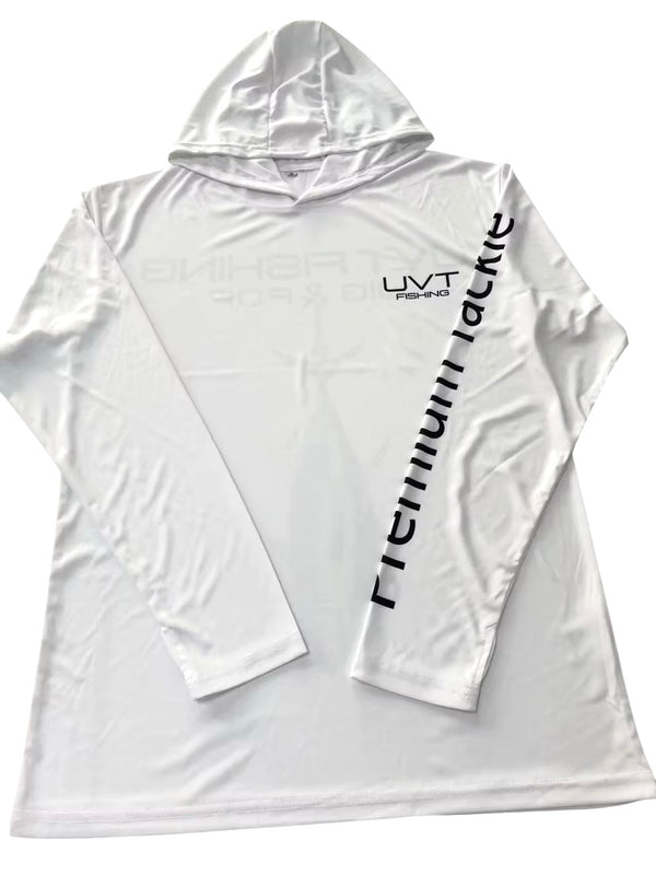 SPF 50 UVT Fishing Team Sun Shirt - White