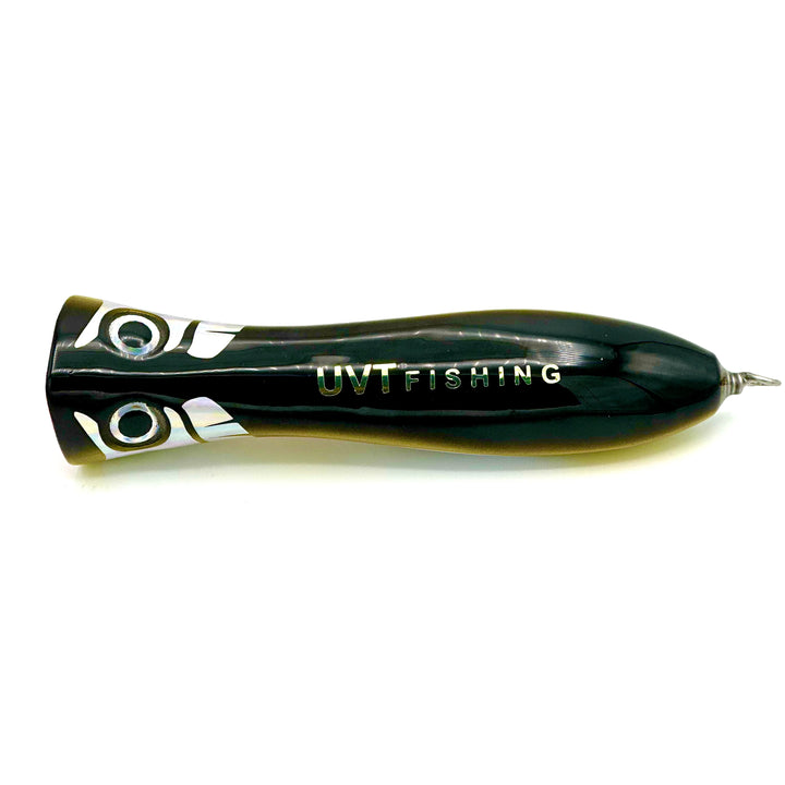 UVT Murray Popper - 7.5" in Sand Eel color for tuna - from top